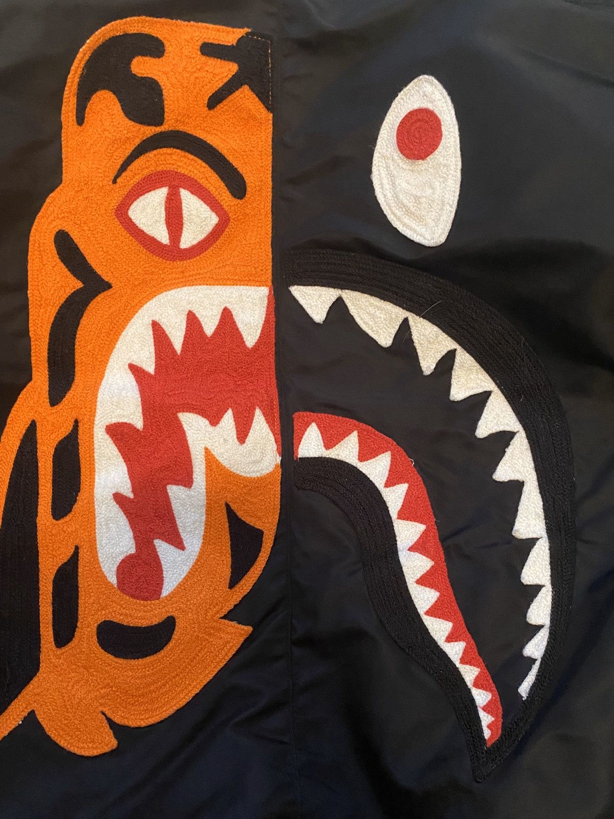 Bape half shark half tiger best sale