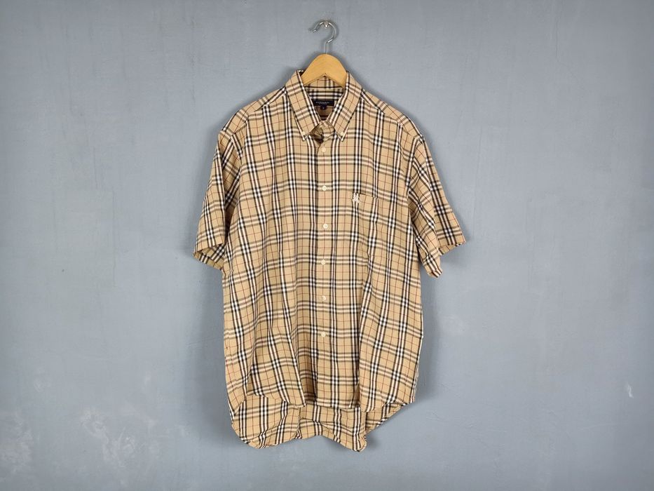 Vintage Burberry Nova Check Shirt Size S, Grailed