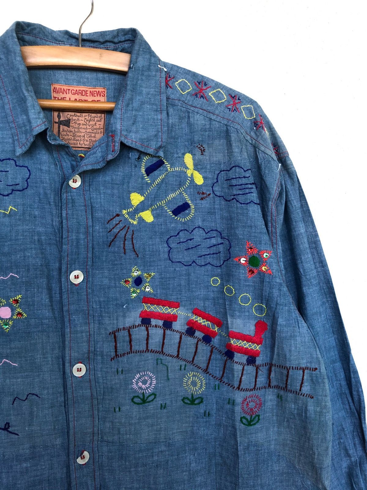 Sears Vintage Avant Garde News 🇯🇵 Western Wear Shirt Sears Levis Size US L / EU 52-54 / 3 - 4 Thumbnail