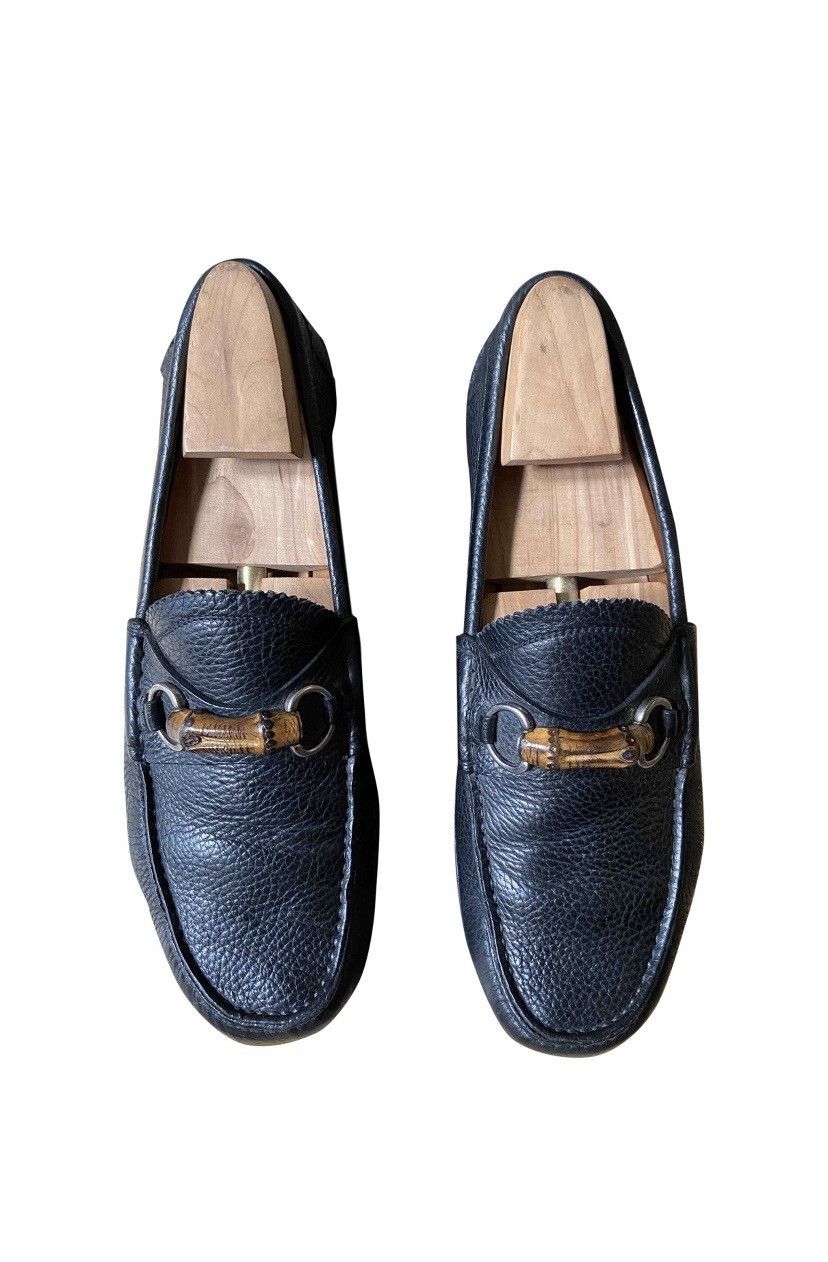 Gucci Wood Horse Bit Leather Loafers Men main image 3