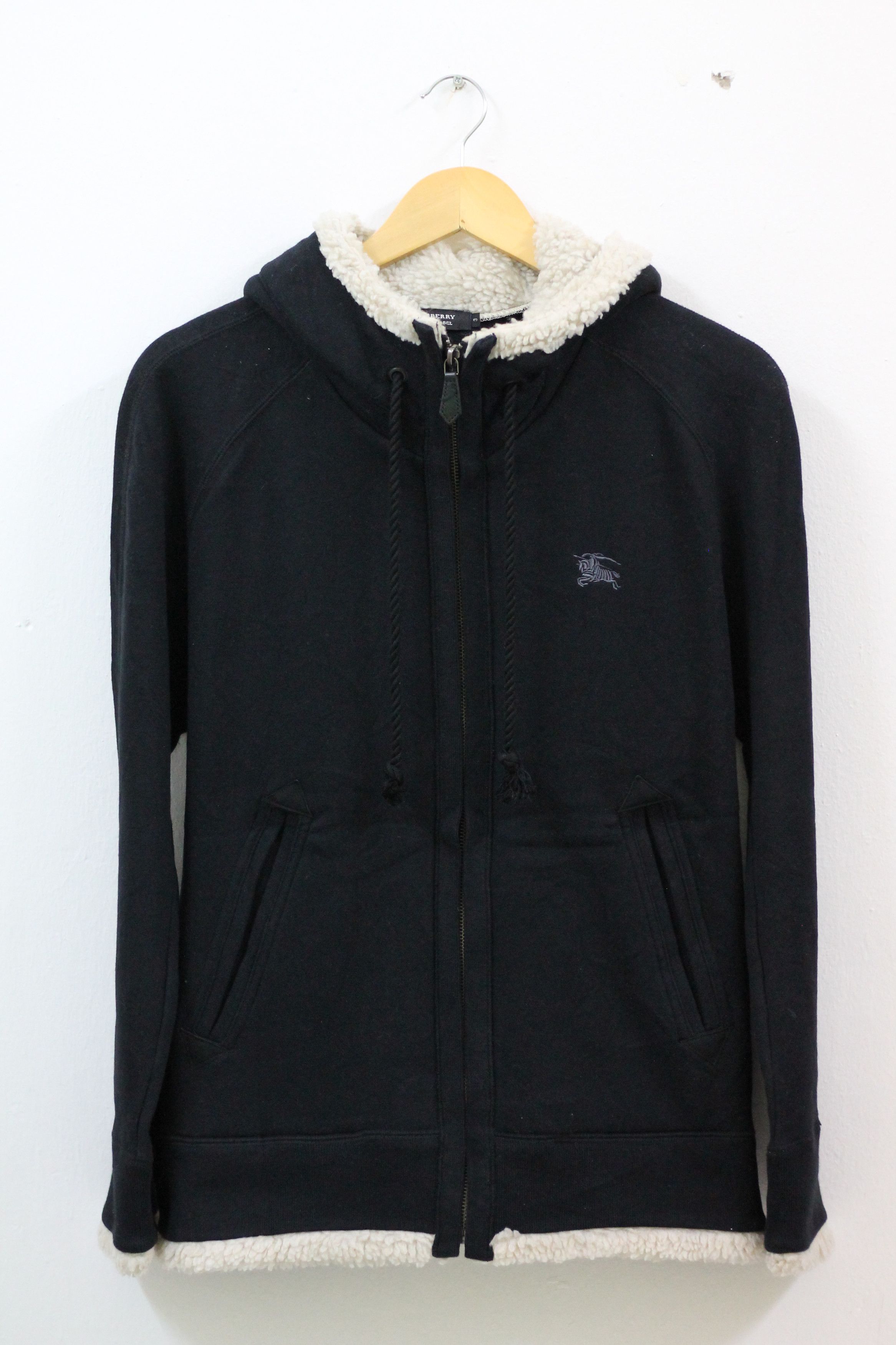 Black Label × Burberry Burberry black label fur hoodie | Grailed