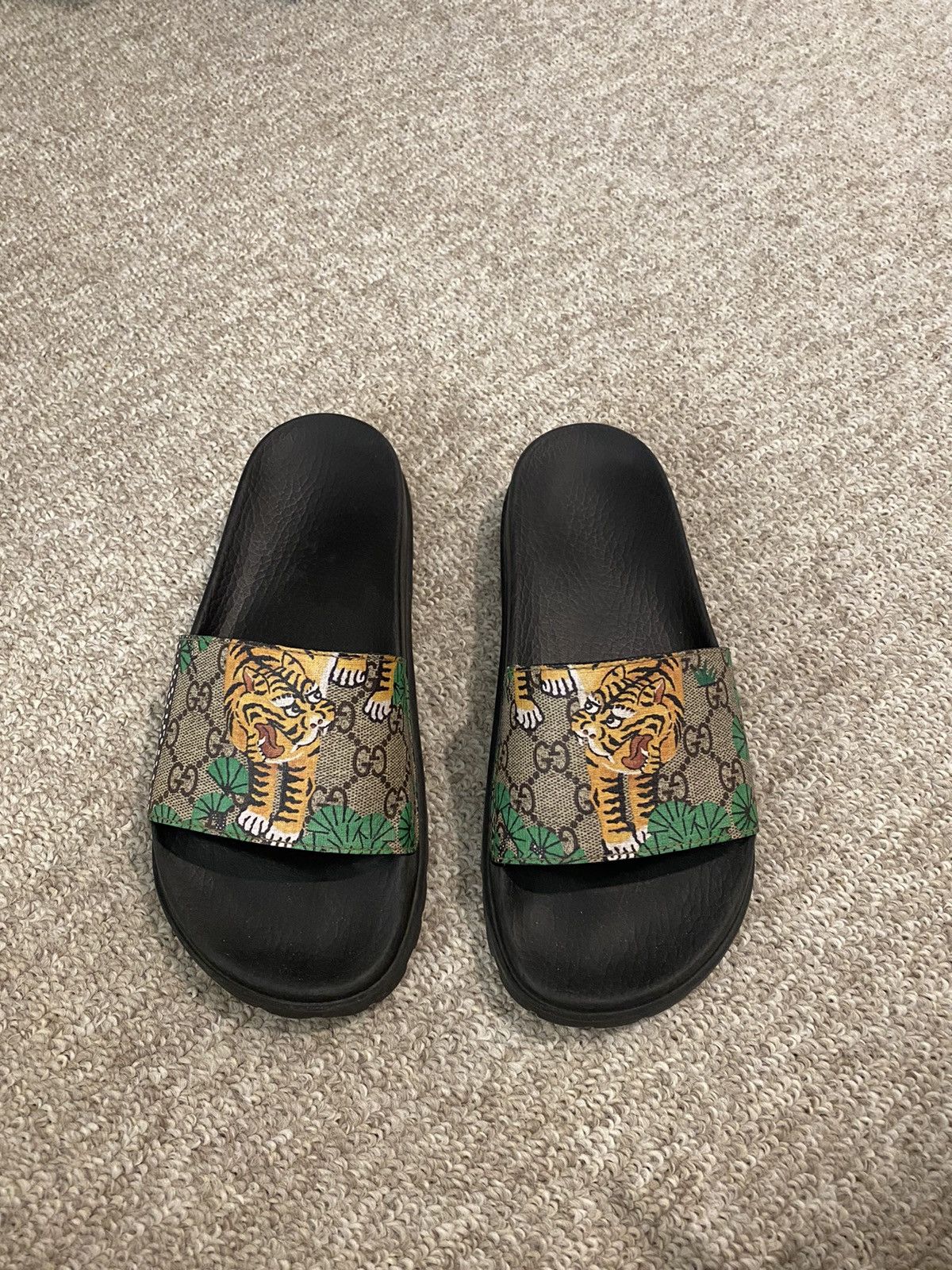 Gucci Gucci Bengal slide sandal for men 39EUR Size US 6 / EU 39 - 1 Thumbnail