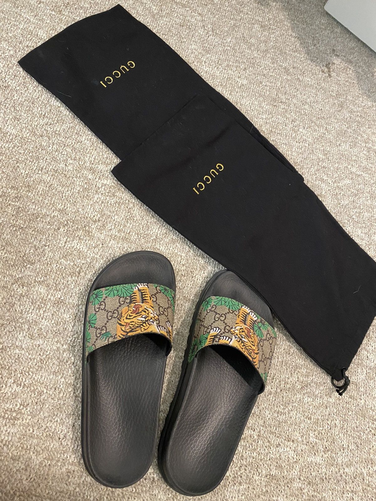 Gucci Gucci Bengal slide sandal for men 39EUR Size US 6 / EU 39 - 3 Thumbnail