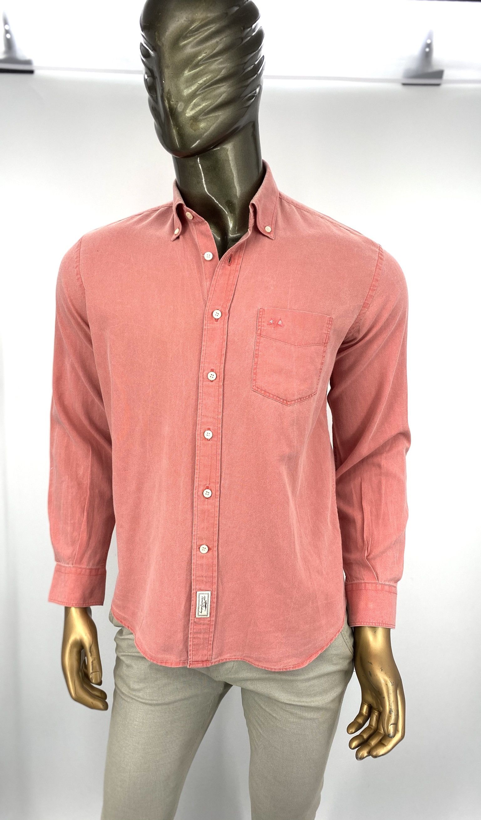 Burberry 🔥 Burberry shirt light pink tb L Size US L / EU 52-54 / 3 - 1 Thumbnail