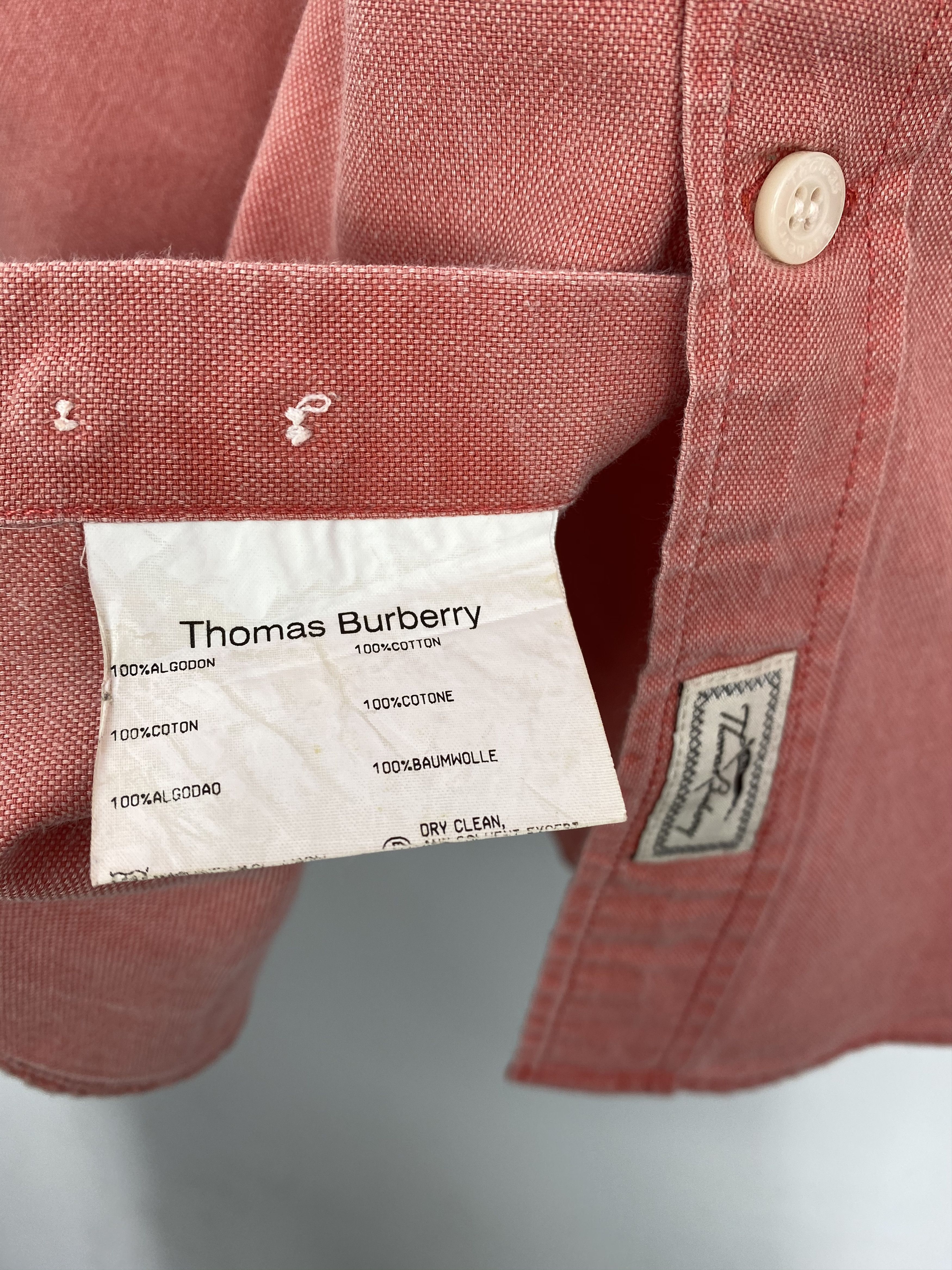 Burberry 🔥 Burberry shirt light pink tb L Size US L / EU 52-54 / 3 - 4 Thumbnail