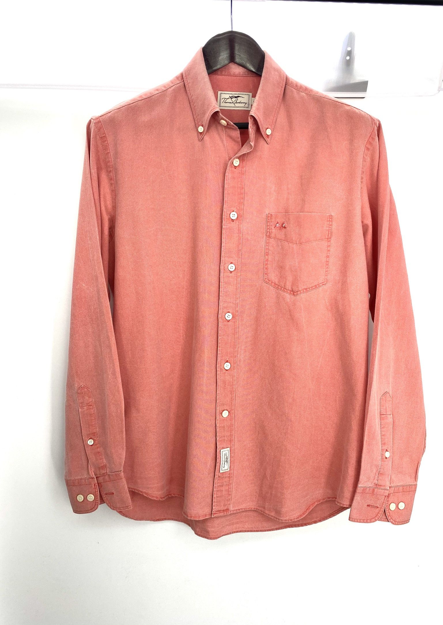 Burberry 🔥 Burberry shirt light pink tb L Size US L / EU 52-54 / 3 - 2 Thumbnail