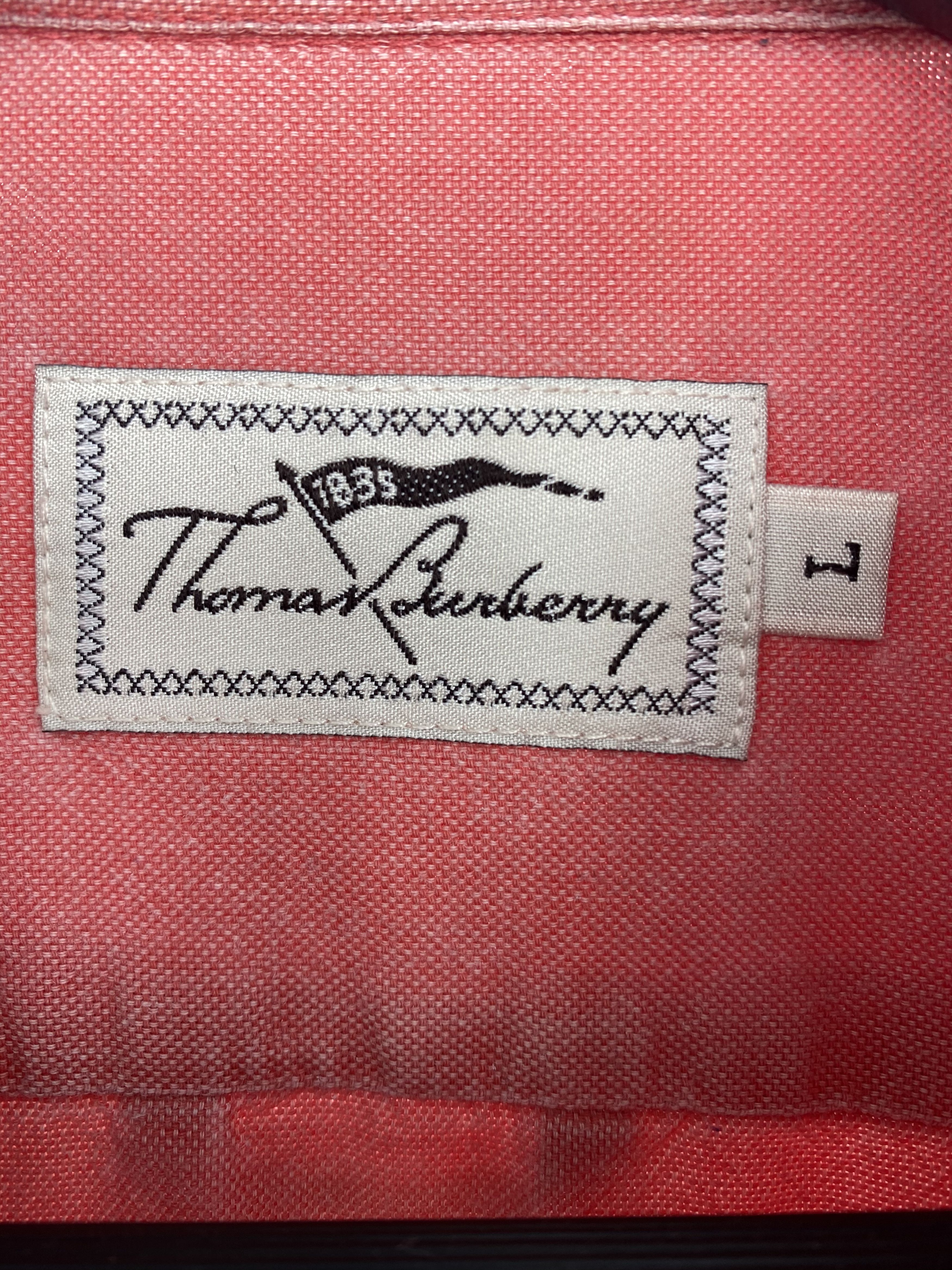 Burberry 🔥 Burberry shirt light pink tb L Size US L / EU 52-54 / 3 - 3 Thumbnail