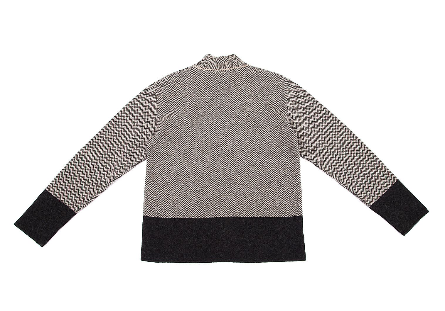 Issey Miyake Issey Miyake Men Pattern Turtleneck Knit Sweater Size US L / EU 52-54 / 3 - 3 Thumbnail