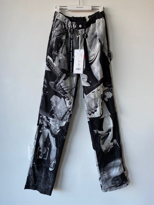 Takahiromiyashita The Soloist. Black Kurt Print Double Knee