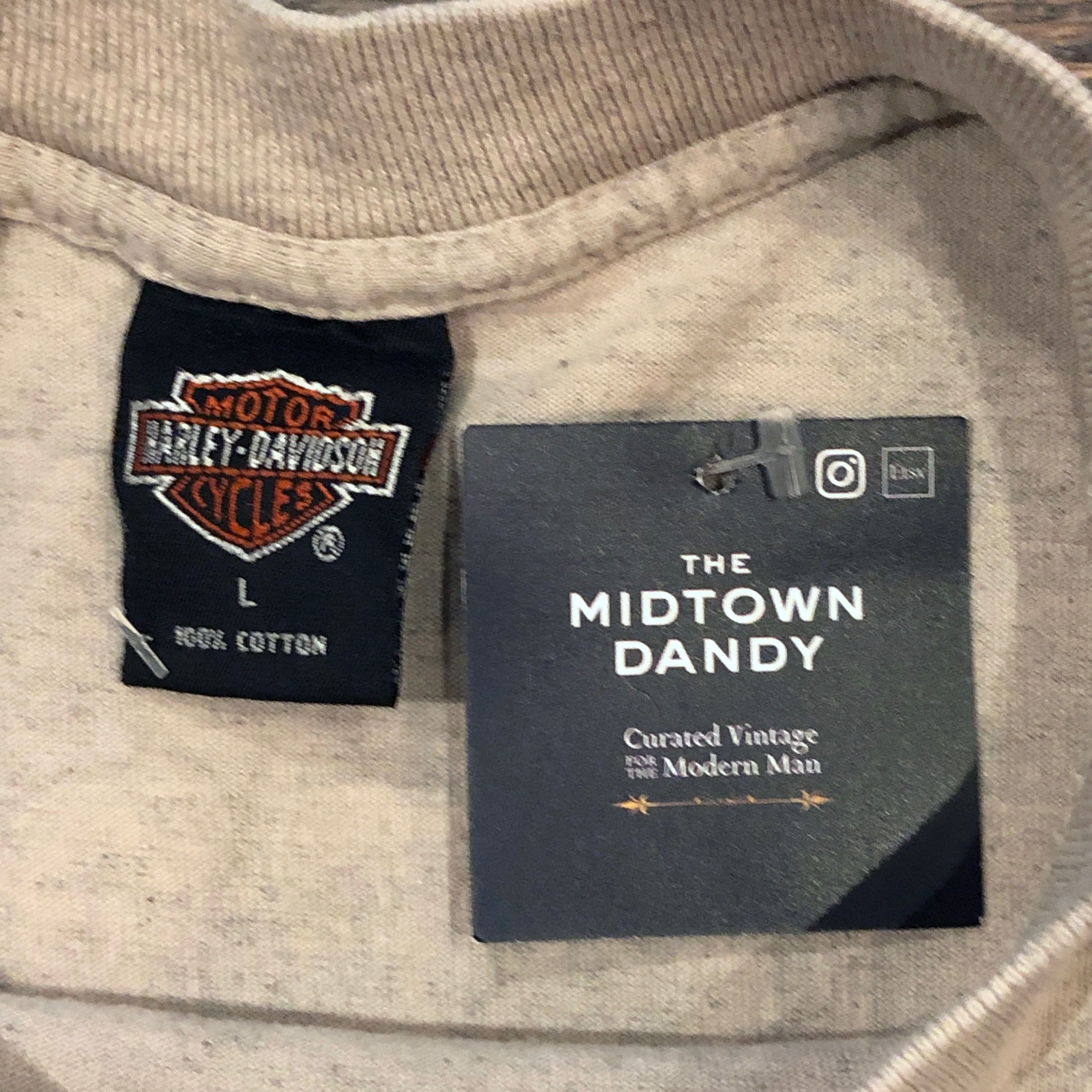 Harley Davidson Vintage Harley Davidson Tank Emblem Logo T-Shirt Size US L / EU 52-54 / 3 - 7 Thumbnail