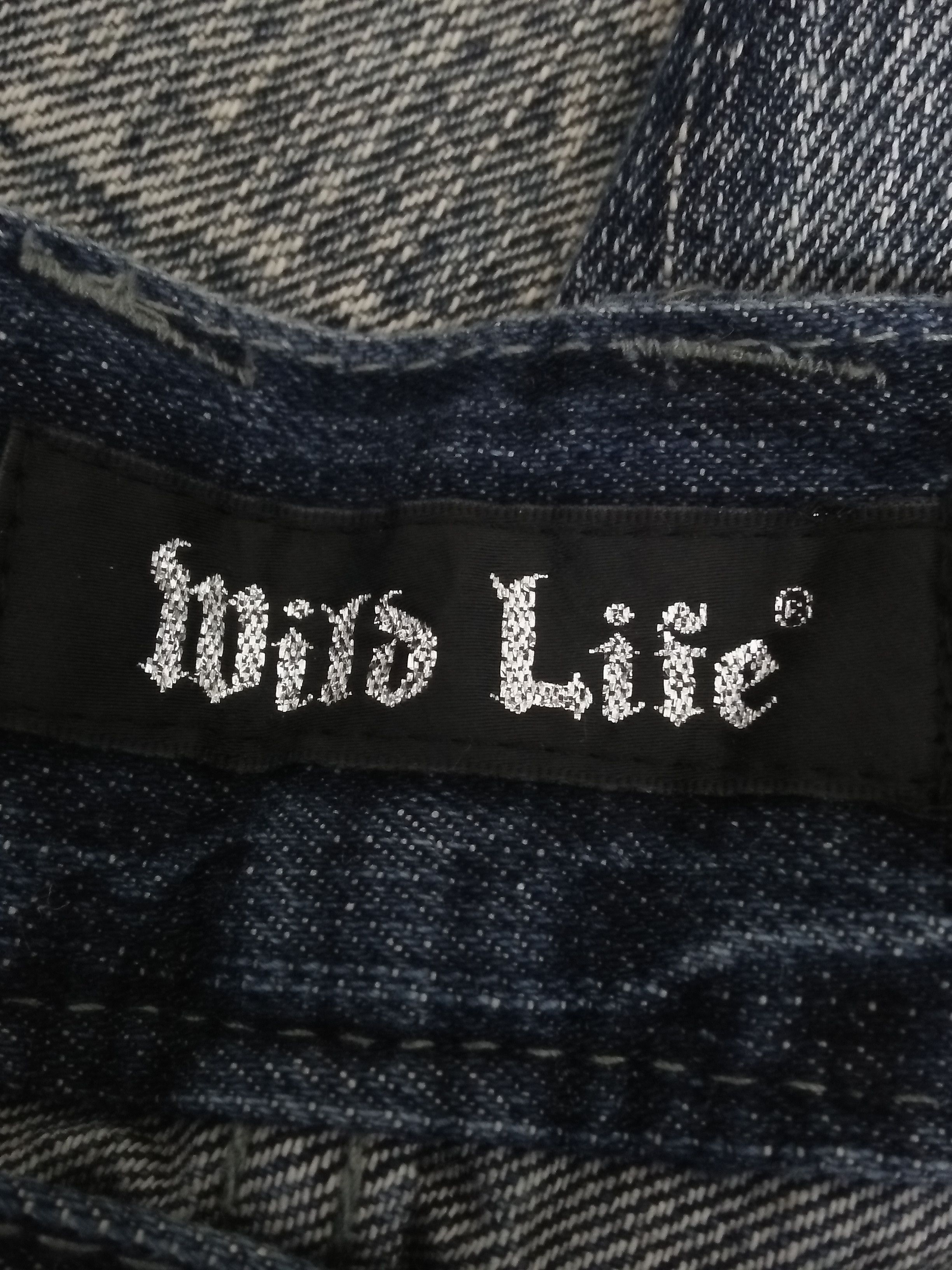 Japanese Brand MILD LIFE JAPAN SKULL DISTRESSED Flare DENIM (B174) Size US 37 - 10 Thumbnail