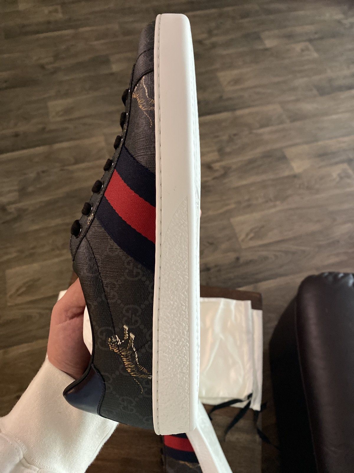 Men's ace gg supreme tigers sneaker sale