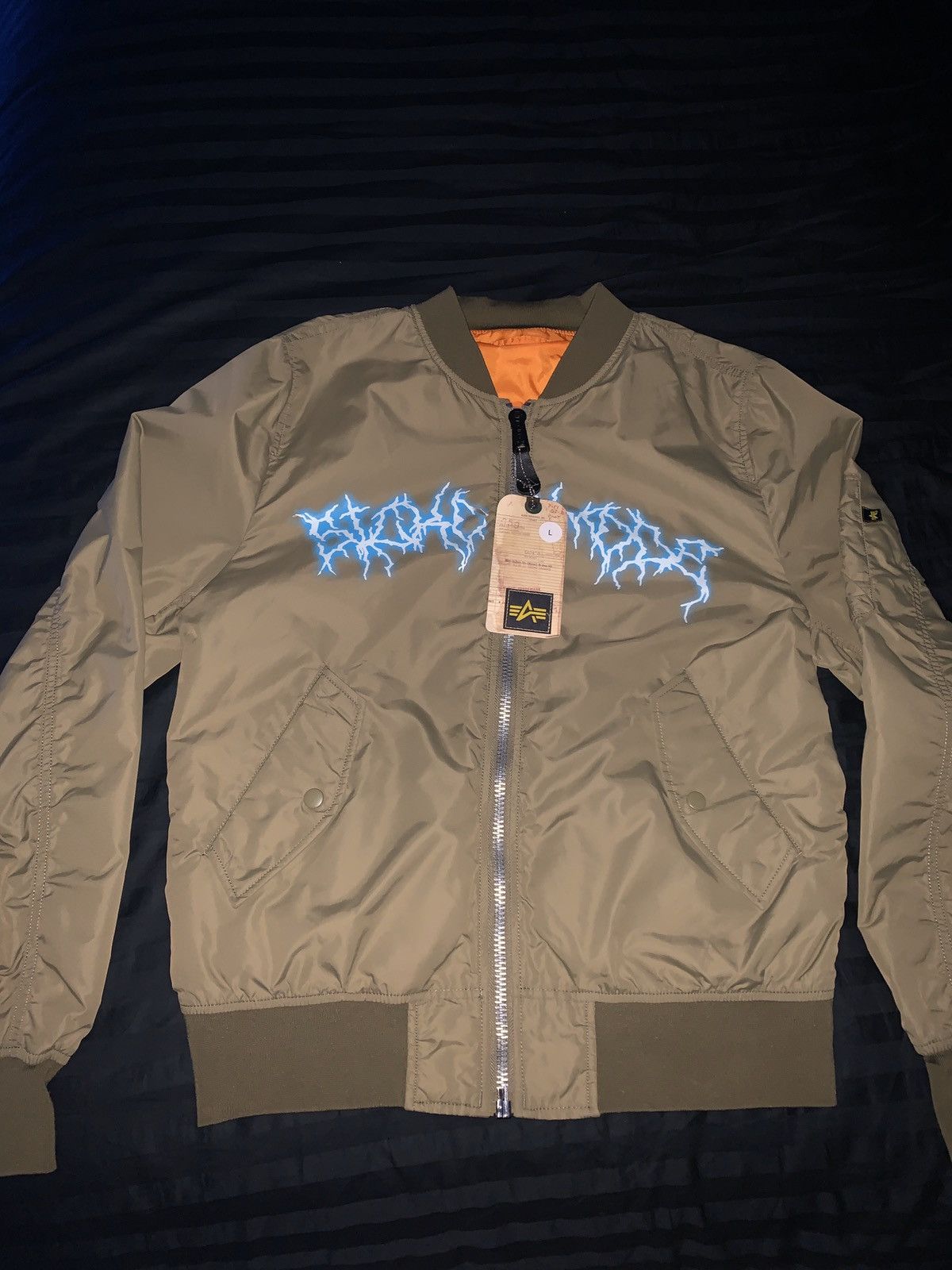 Sicko mode outlet bomber jacket