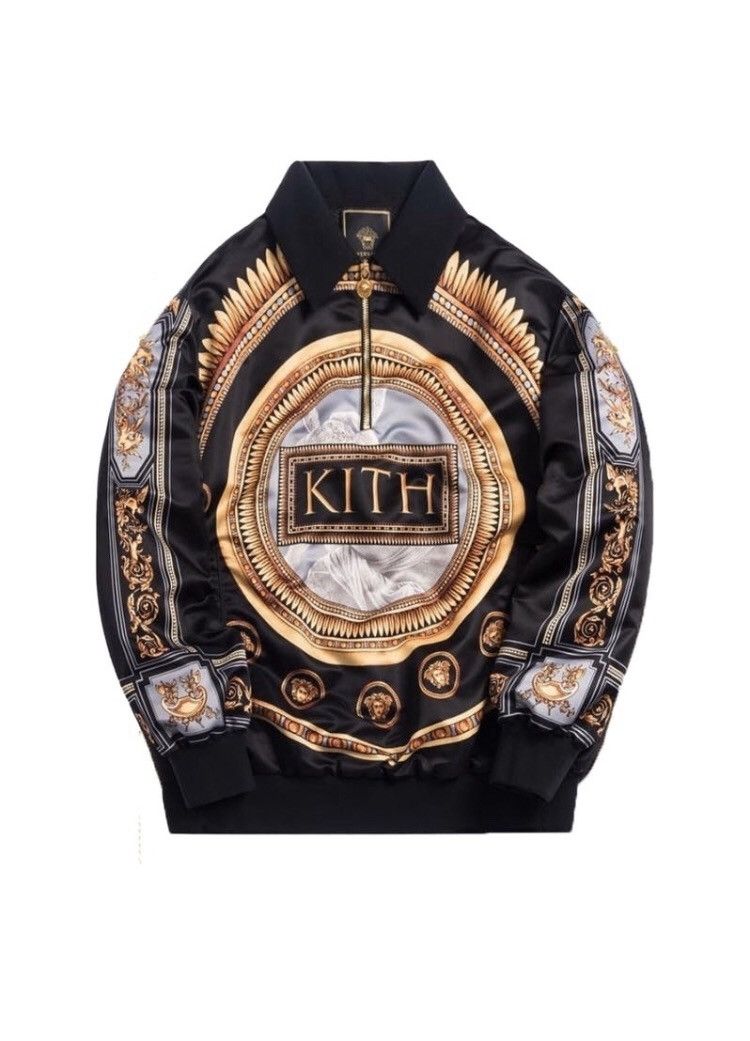 Kith × Versace Versace X Kith quarter zip pullover Greco Sz