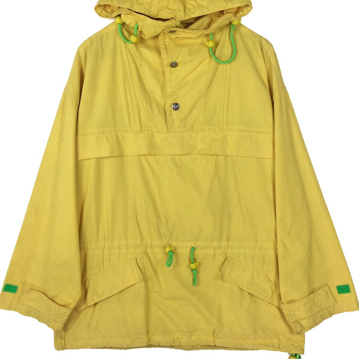 Versace Versace Yellow Anorak Parka Size US L / EU 52-54 / 3 - 3 Thumbnail