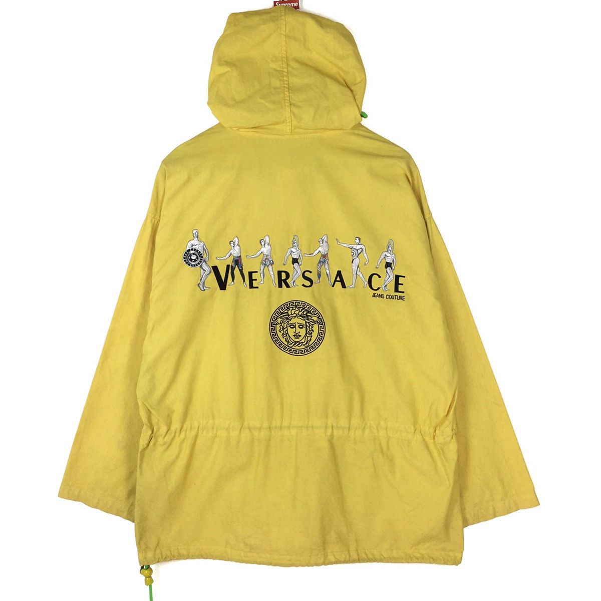 Versace Versace Yellow Anorak Parka Size US L / EU 52-54 / 3 - 1 Thumbnail