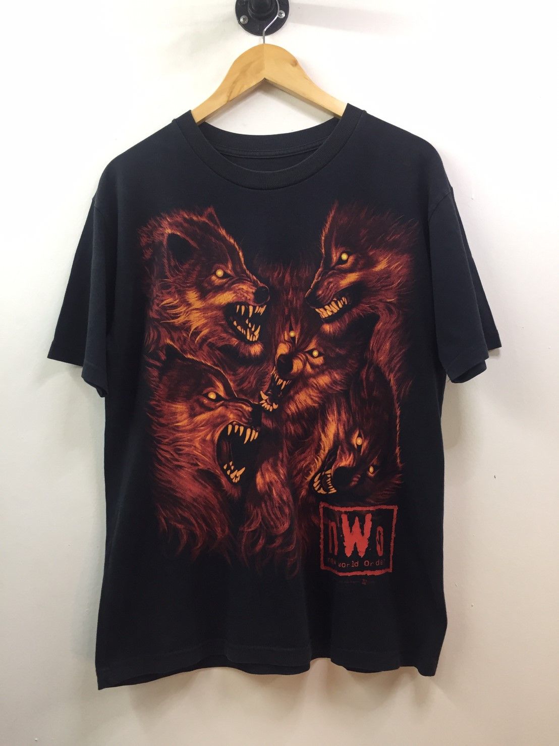 Vintage NWO Wolfpack Vintage 1999 WCW WWF Wrestling Shirt M | Grailed