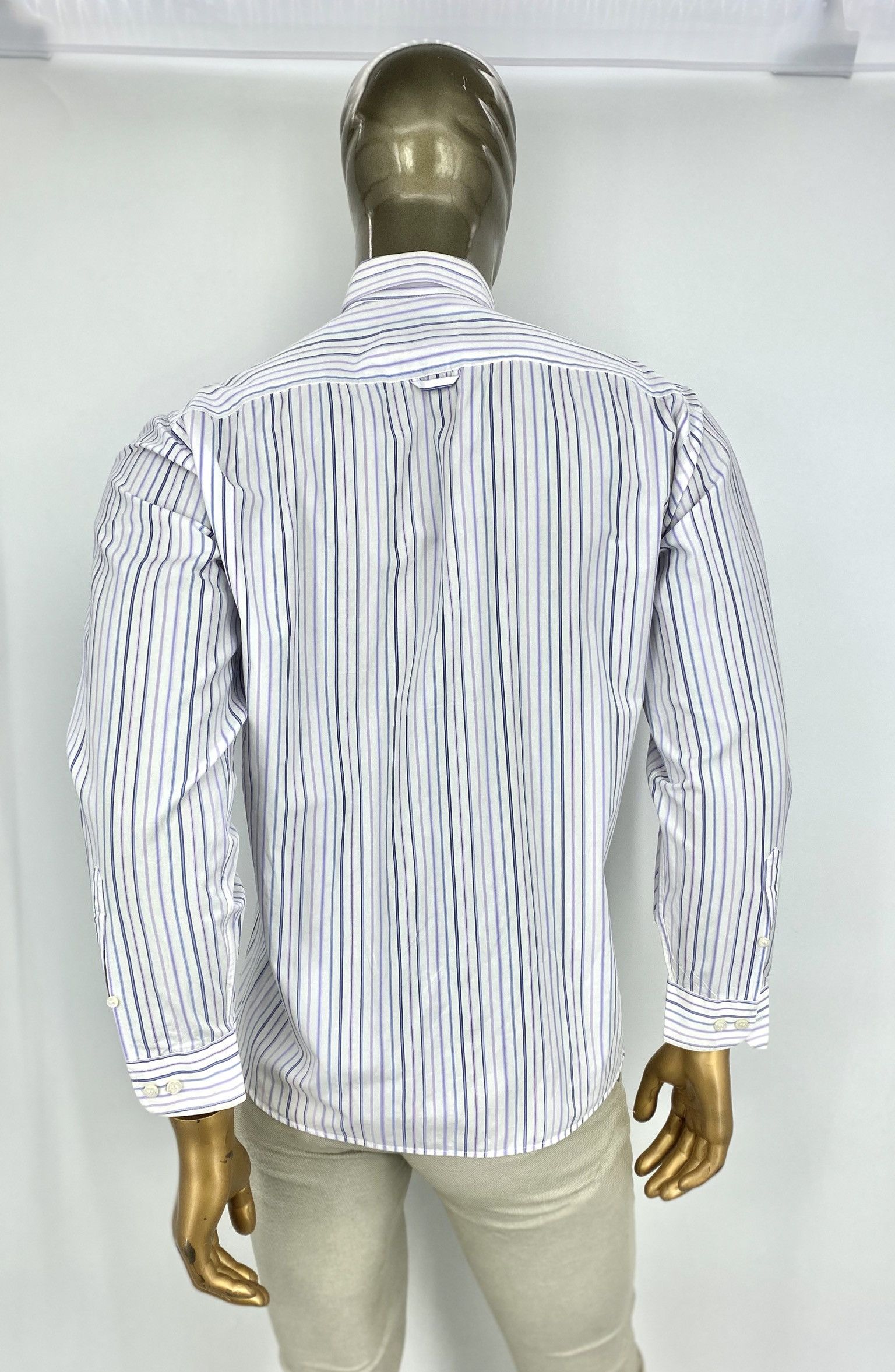 Burberry 🔥 vintage Tb Burberry shirt striped long sleeve Xl Size US XL / EU 56 / 4 - 8 Thumbnail