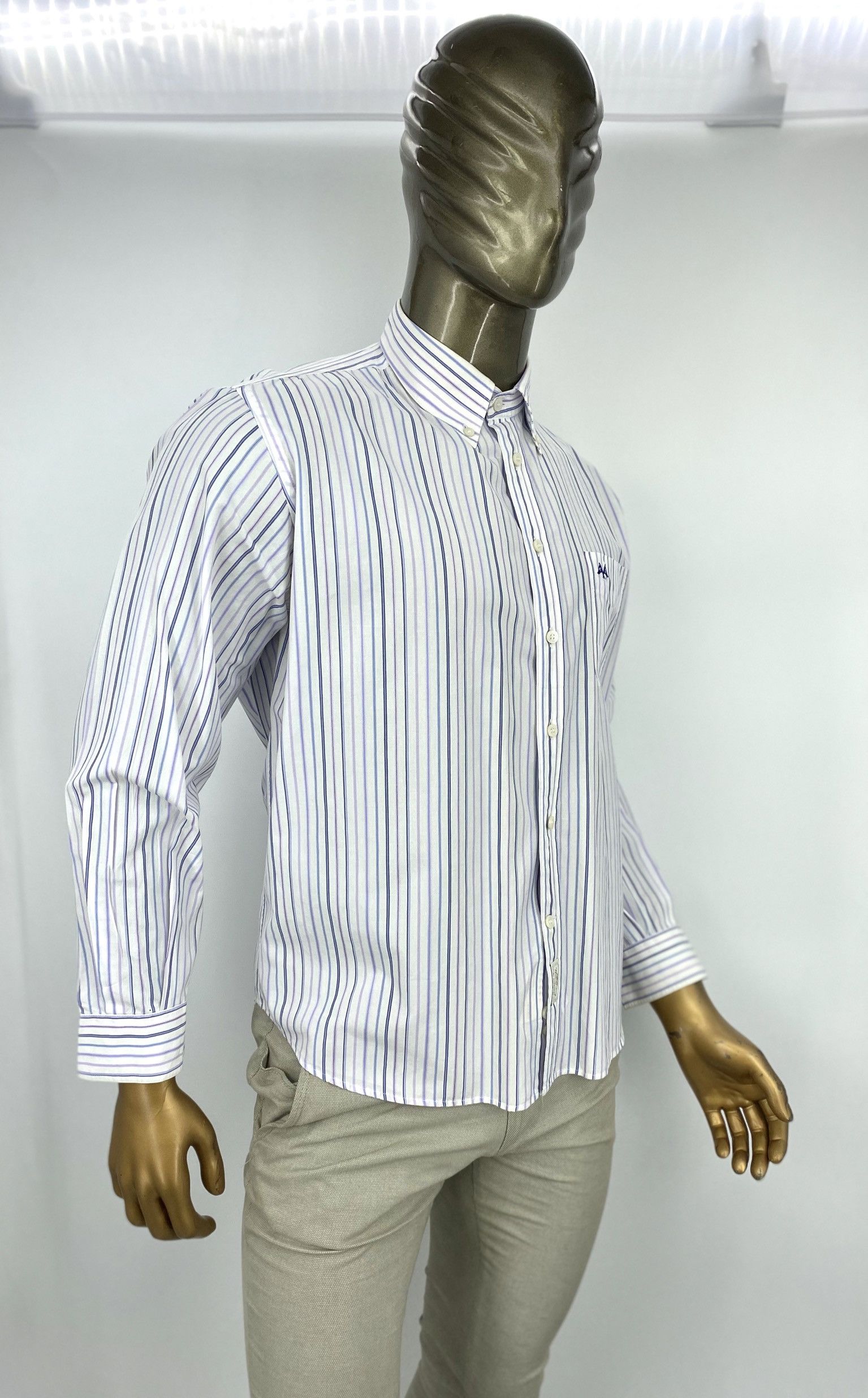 Burberry 🔥 vintage Tb Burberry shirt striped long sleeve Xl Size US XL / EU 56 / 4 - 7 Thumbnail