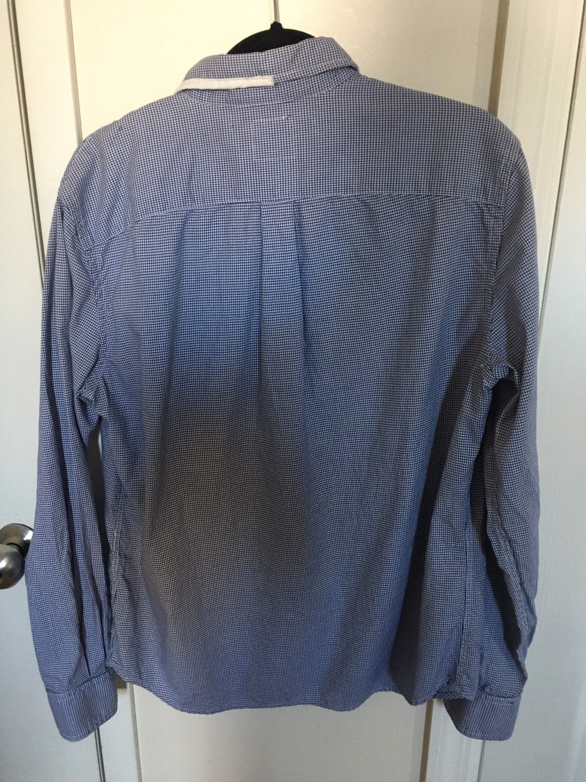 Atelier & Repairs Blue Houndstooth Button Down Size US L / EU 52-54 / 3 - 2 Thumbnail