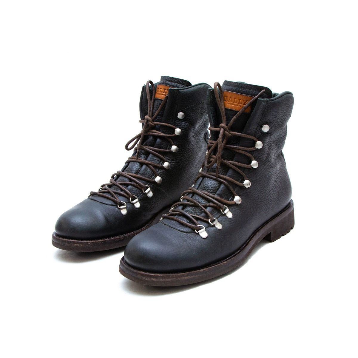 Bally 950$ Bally Sabatino Military Boot brown Grain Leather | Grailed