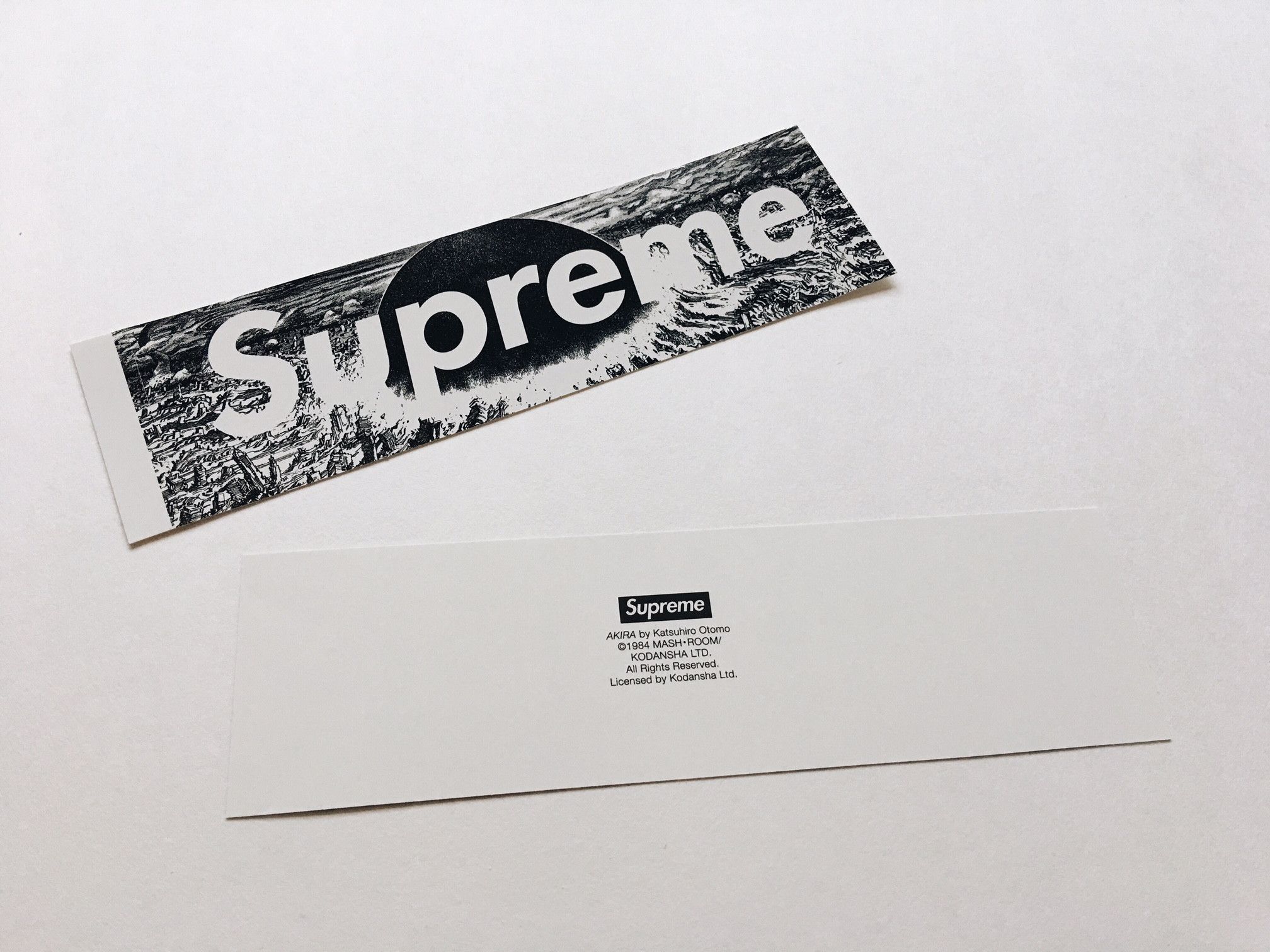 Supreme akira store box logo sticker