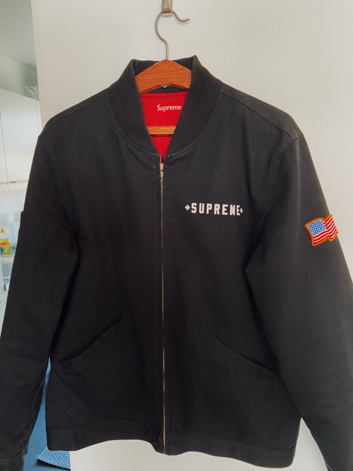 Supreme x shop independent jacket