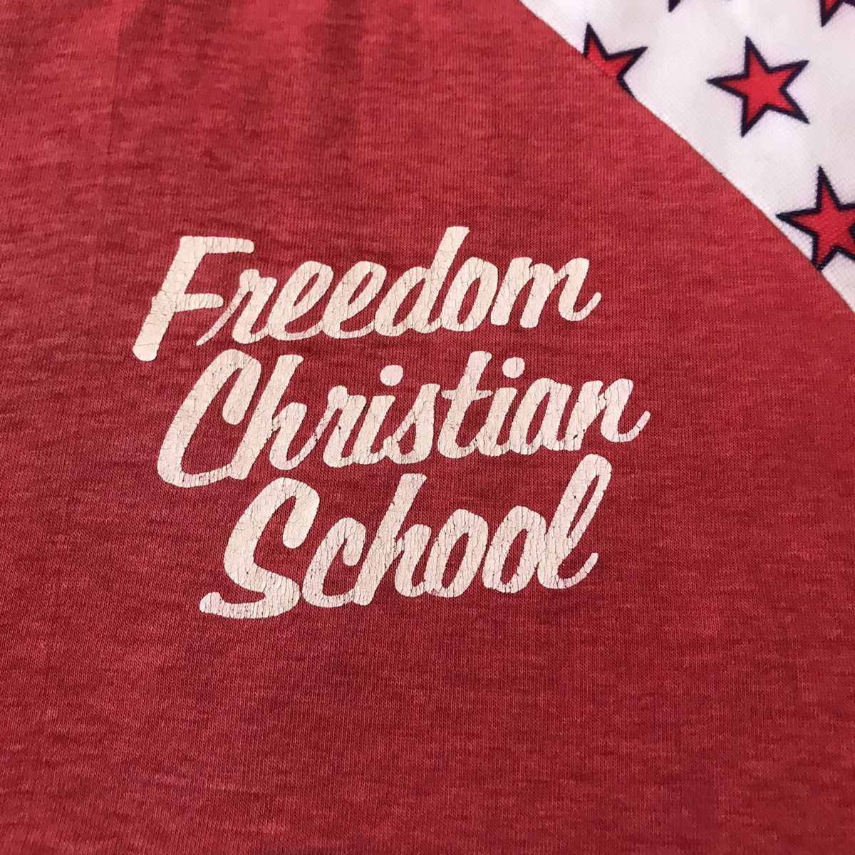 Vintage Vintage Freedom christian school (T) Size US M / EU 48-50 / 2 - 2 Thumbnail