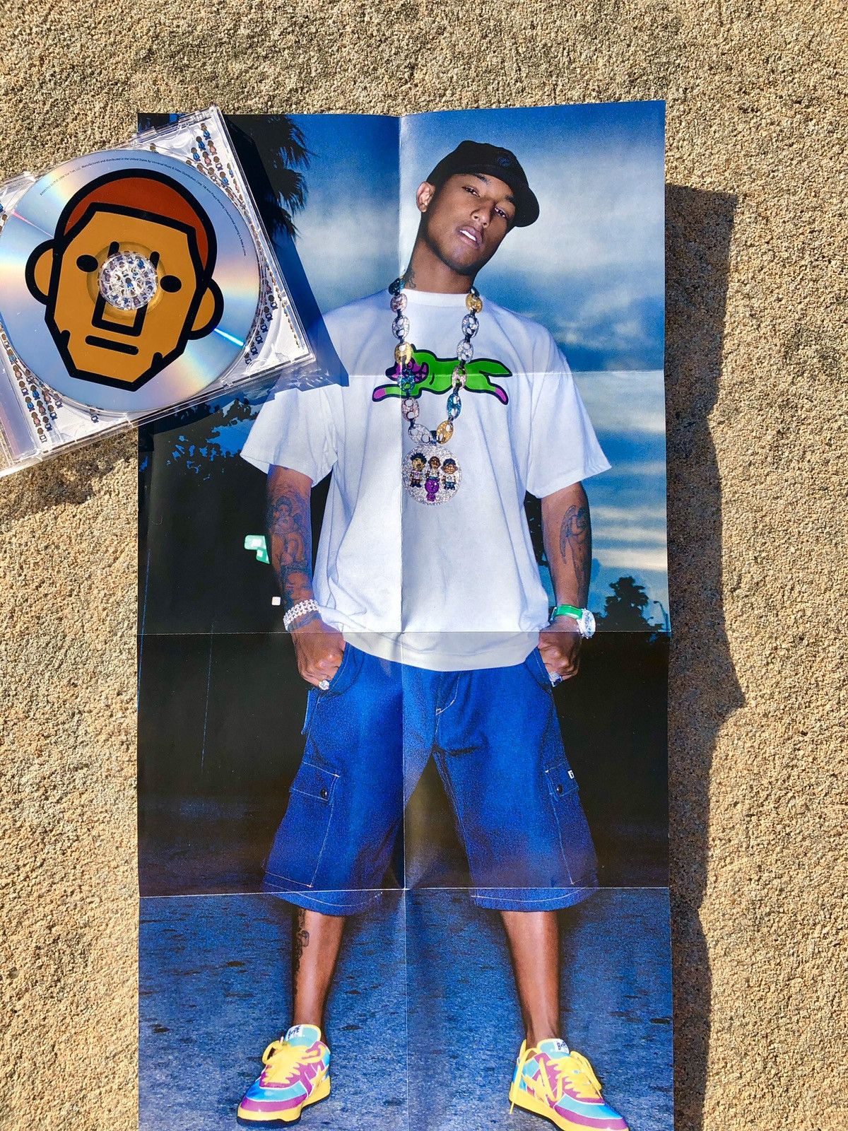 Pharrell In My Mind Poster & CD BBC Ice Cream Bape Vintage