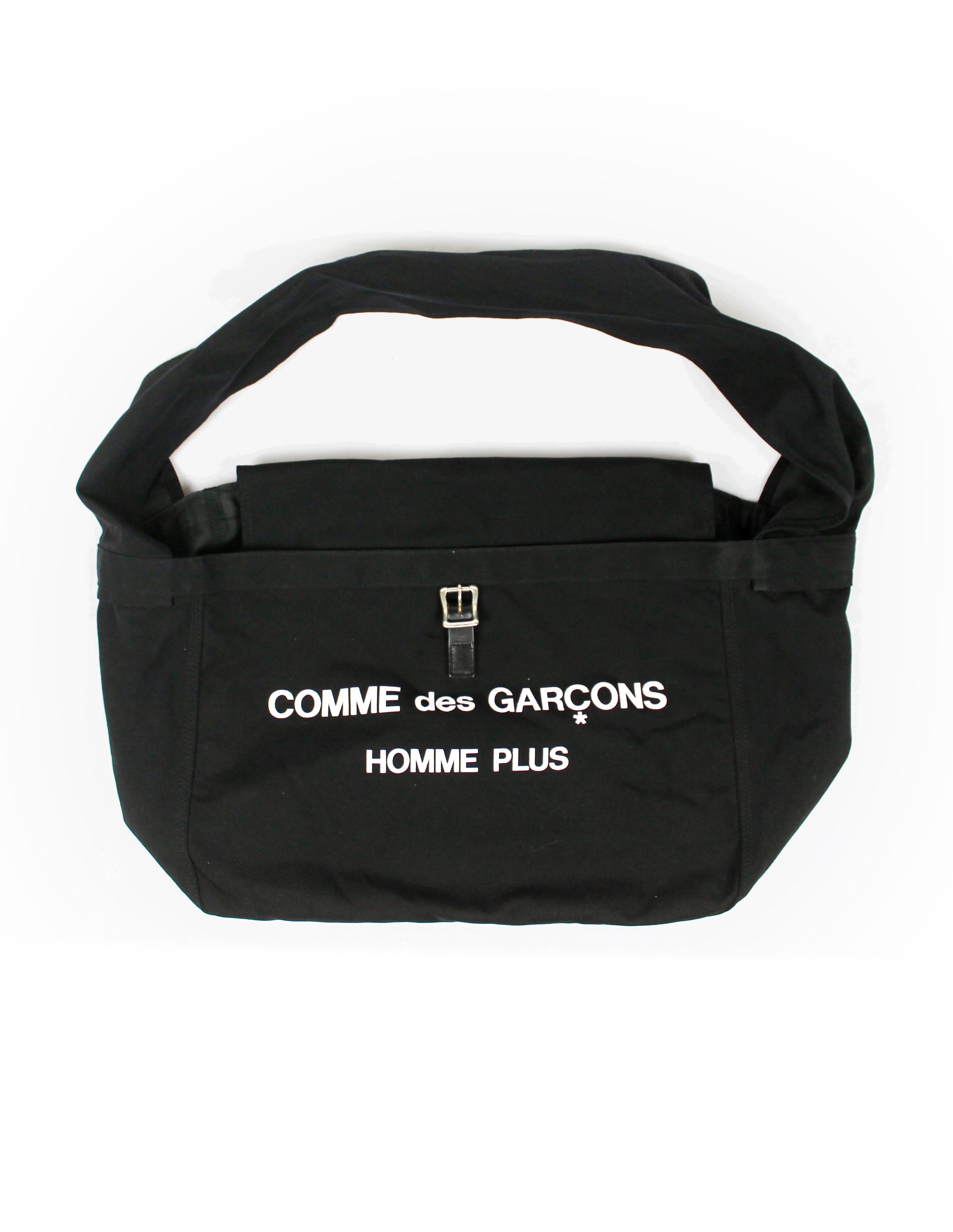 Comme des Garcons Homme Plus HUGE Black Shoulder Bag | Grailed