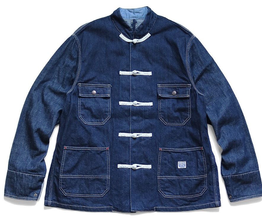 Kapital KAPITAL 10oz selvage denim kung fu coverall Jacket