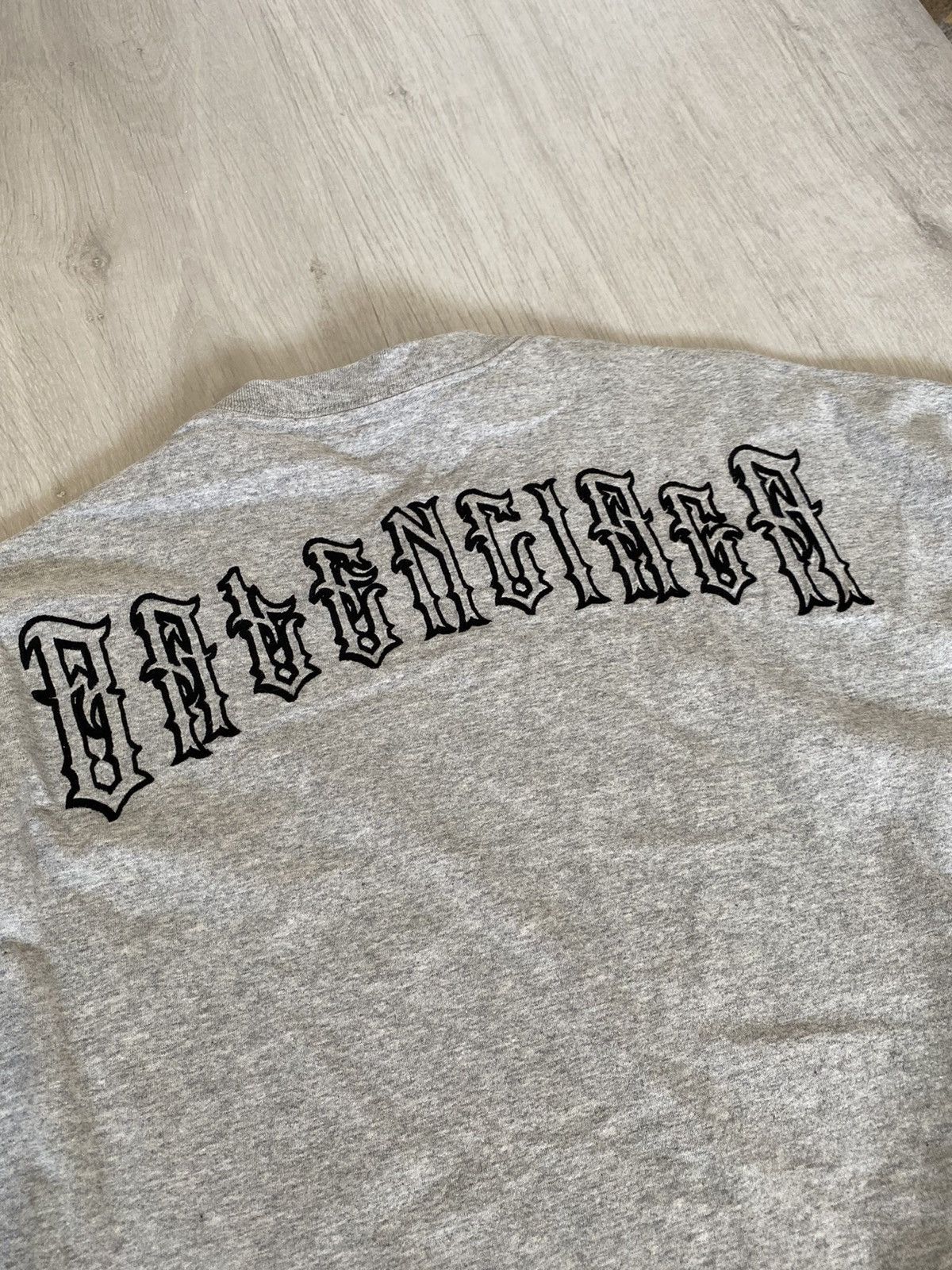 Balenciaga Balenciaga Grey Embroidered Tattoo Logo T-shirt | Grailed