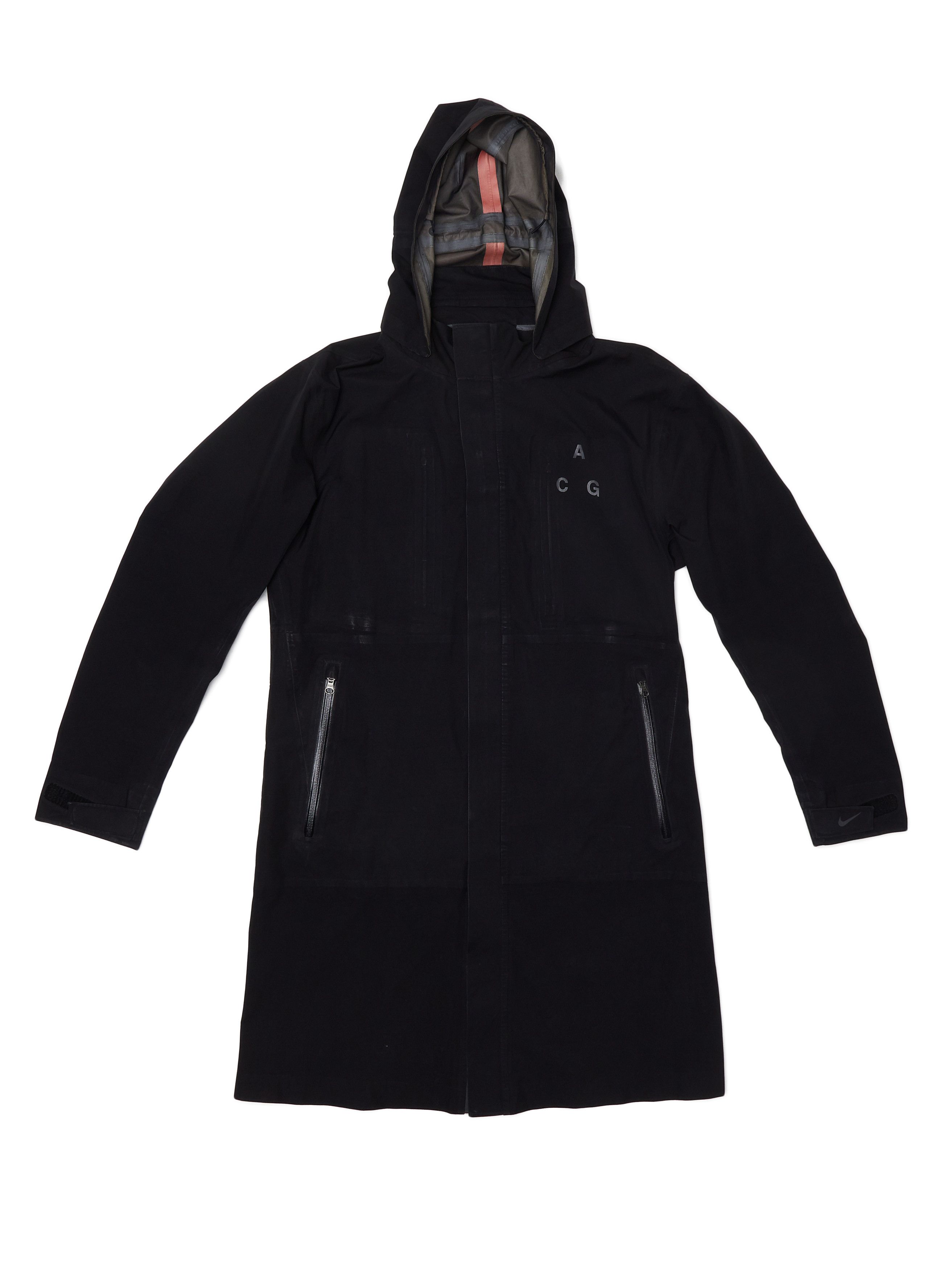 Nike ACG NIKELAB ACG 3 in 1 System Trench Black Raincoat | Grailed