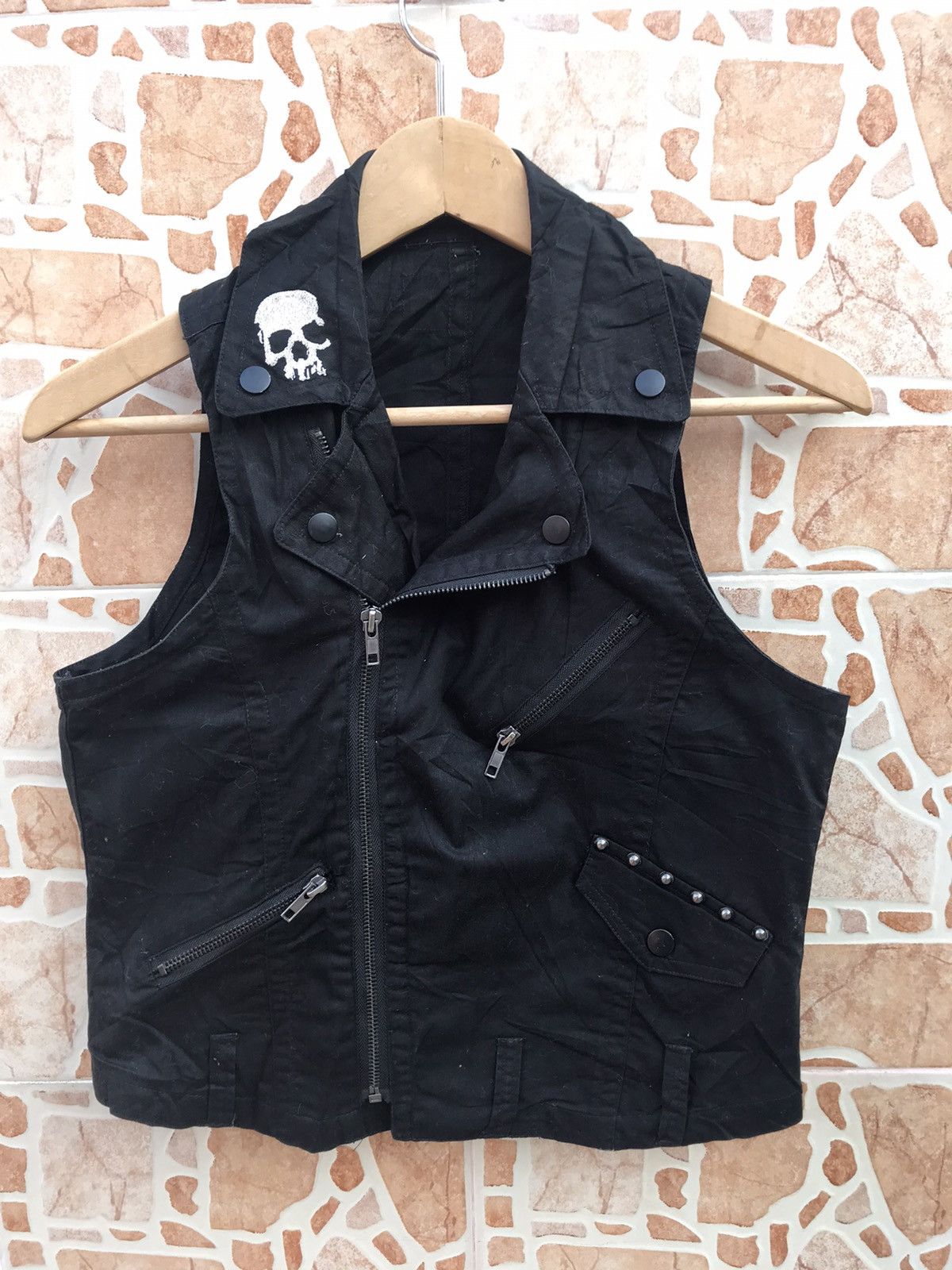 Vintage SEX POT REVENGE PUNK AND ROCK MIND VEST Size L / US 10 / IT 46 - 2 Thumbnail