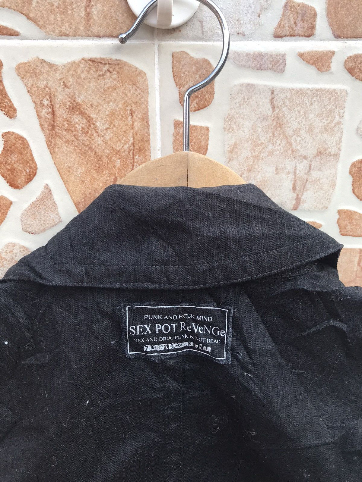 Vintage SEX POT REVENGE PUNK AND ROCK MIND VEST Size L / US 10 / IT 46 - 5 Thumbnail