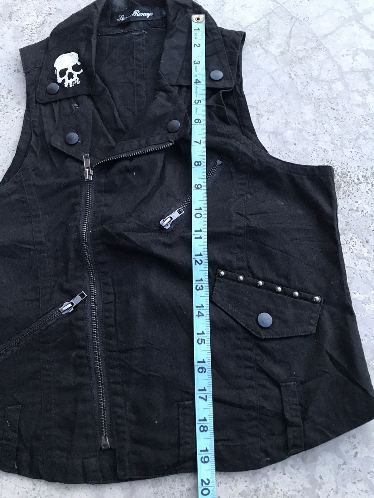 Vintage SEX POT REVENGE PUNK AND ROCK MIND VEST Size L / US 10 / IT 46 - 8 Thumbnail