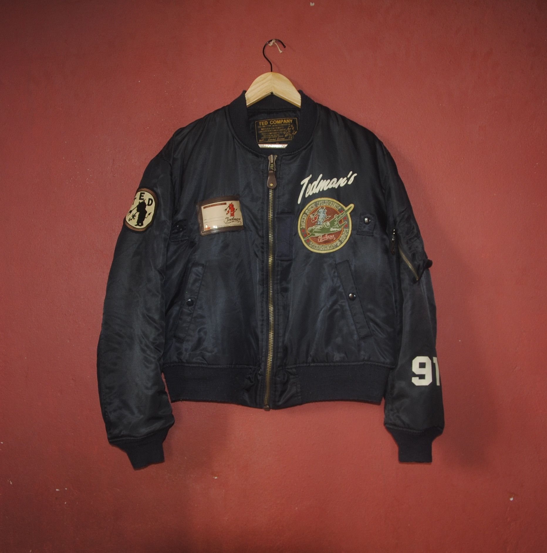 Tedman Vintage TEDMAN MA-1 Flight Jacket size 40 / Medium 