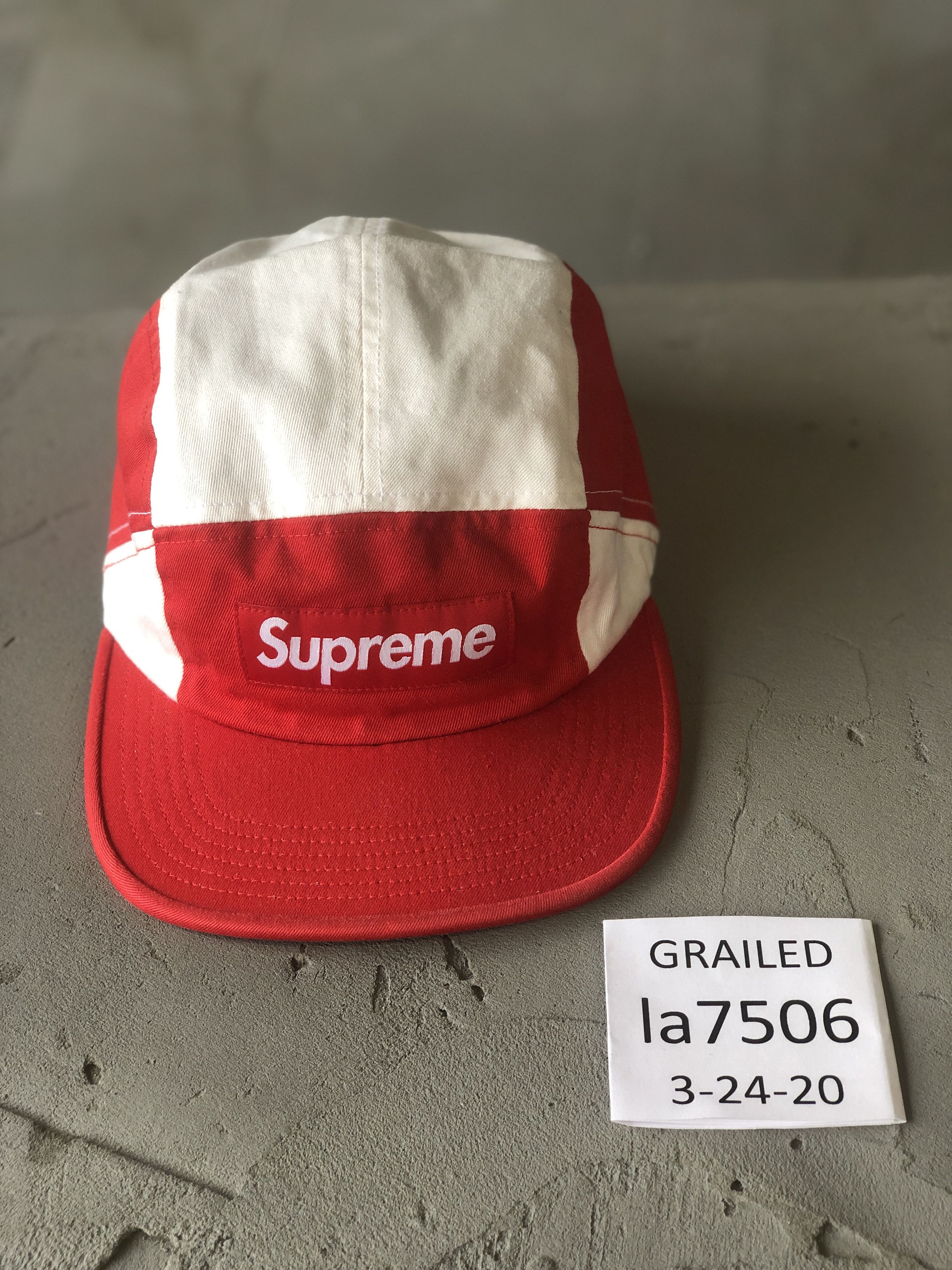 Supreme Contrast Panel Camp Cap Grailed