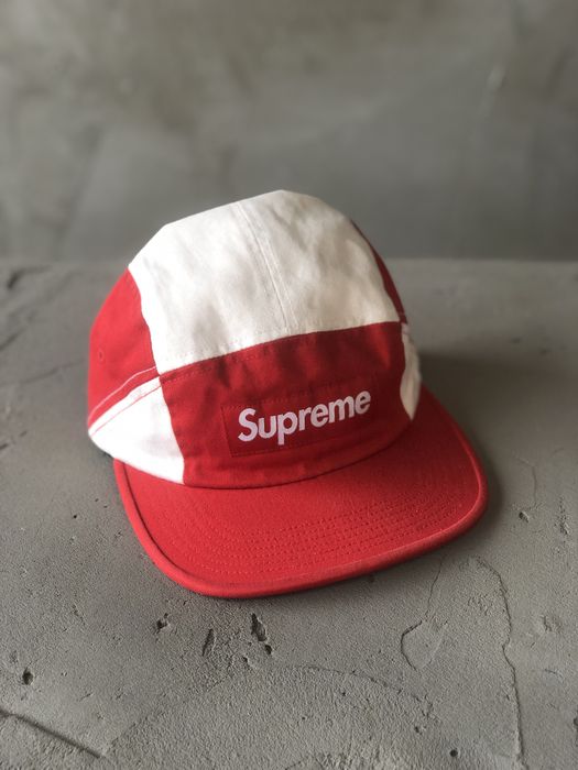 Supreme Contrast Panel Camp Cap | Grailed