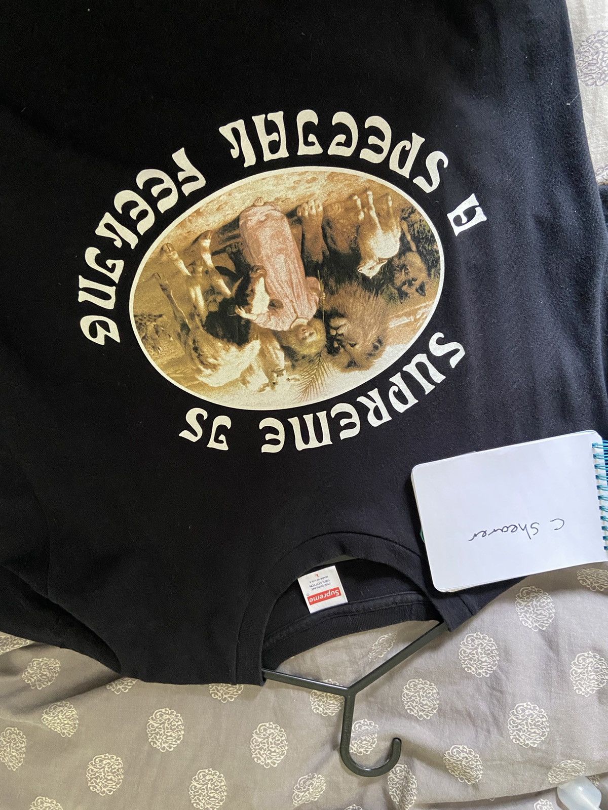 deals on sale Supreme Is A Special Feeling Tee size large