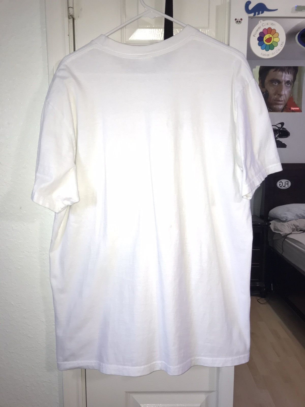 Jean Paul Gaultier × Supreme Red 🍓Box Logo Jean Paul Gaultier Supreme Spray Paint White Size US L / EU 52-54 / 3 - 7 Thumbnail