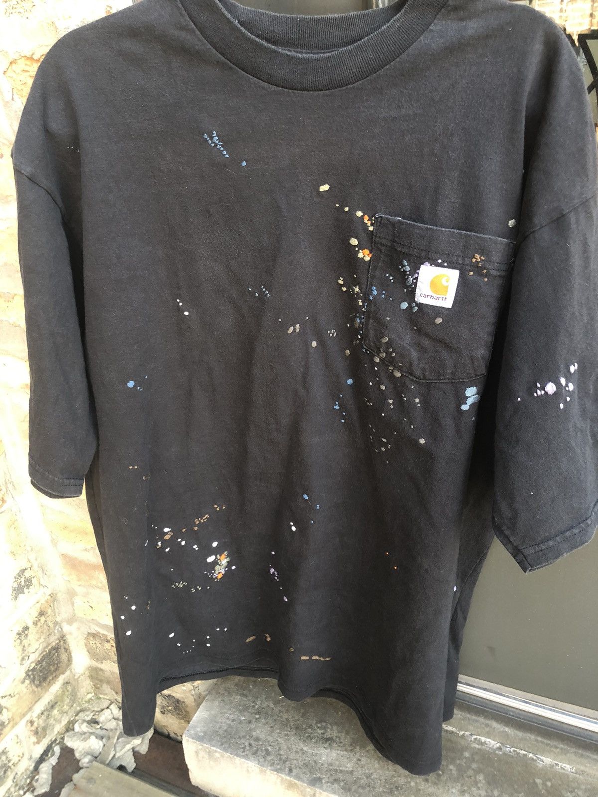 Bandulu × Carhartt Bandulu Vintage Carhartt Pocket Tee (Black 