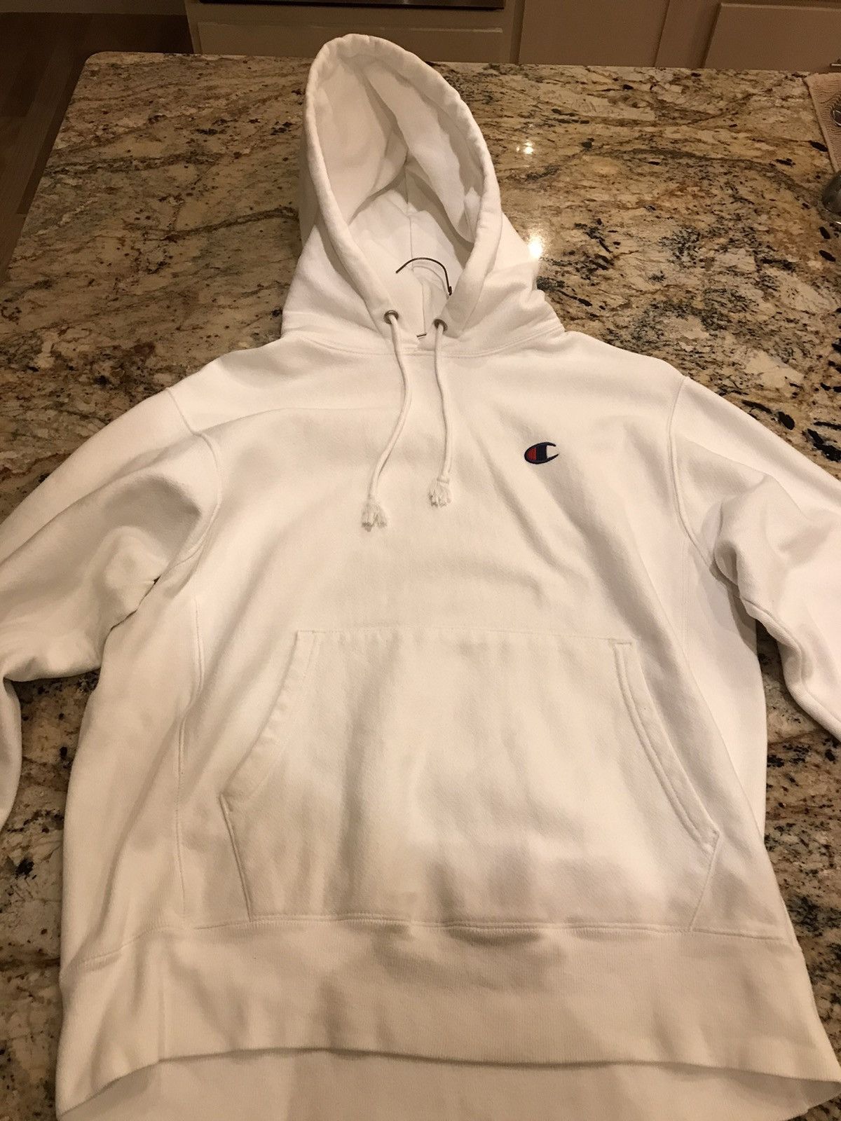 Champion Champion reverse weave white hoodie size medium Size US M / EU 48-50 / 2 - 1 Thumbnail