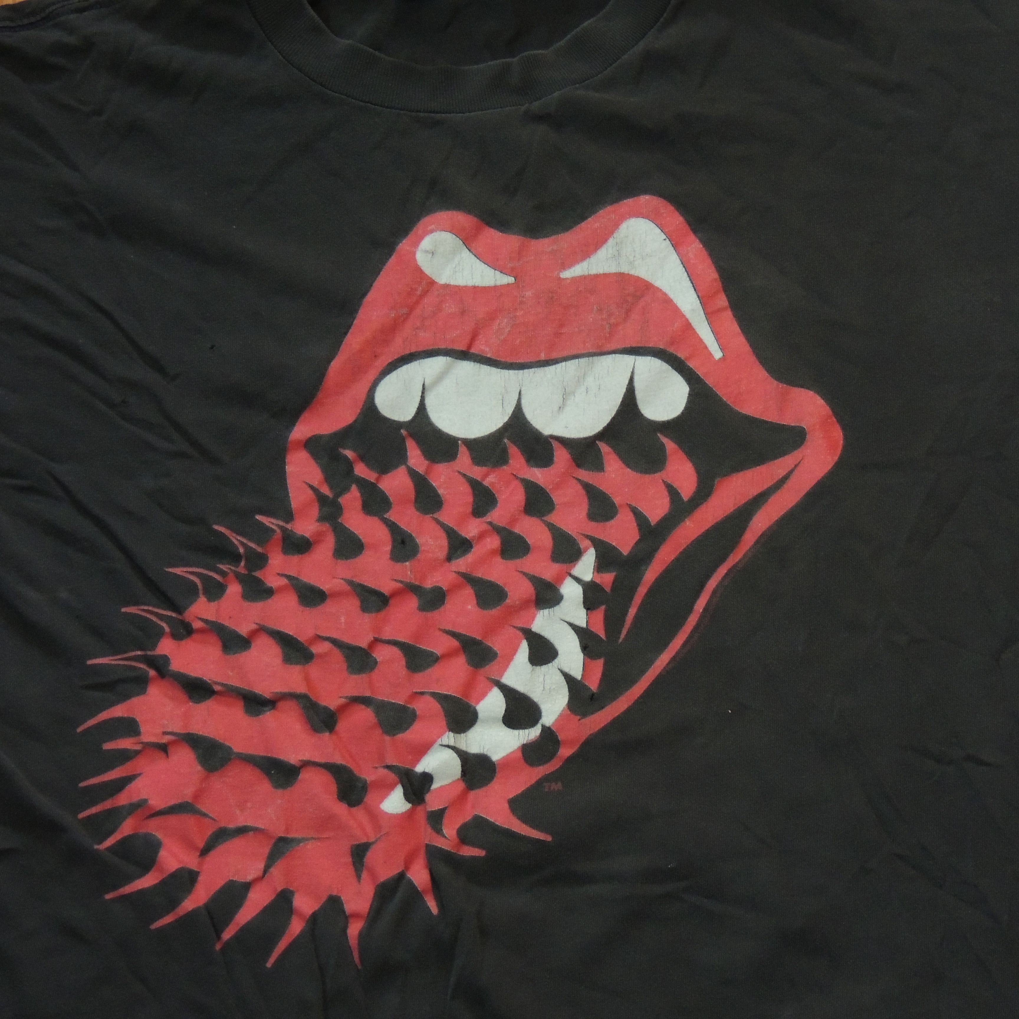 Band Tees × The Rolling Stones × Vintage Rolling Stones Spiked