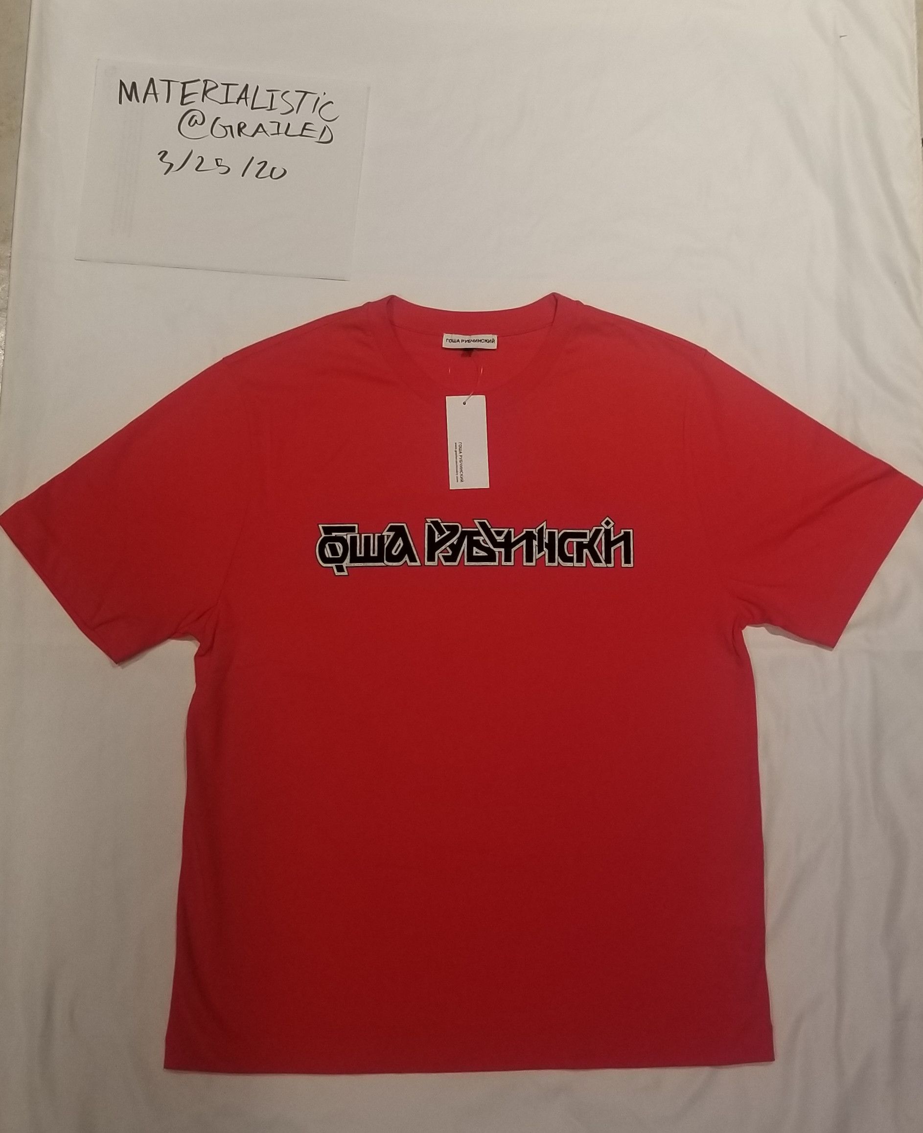 ファッション姫 通販 Rubchinskiy Gosha Rubchinskiy Gosha Metal Grailed | Tee Logo トップス