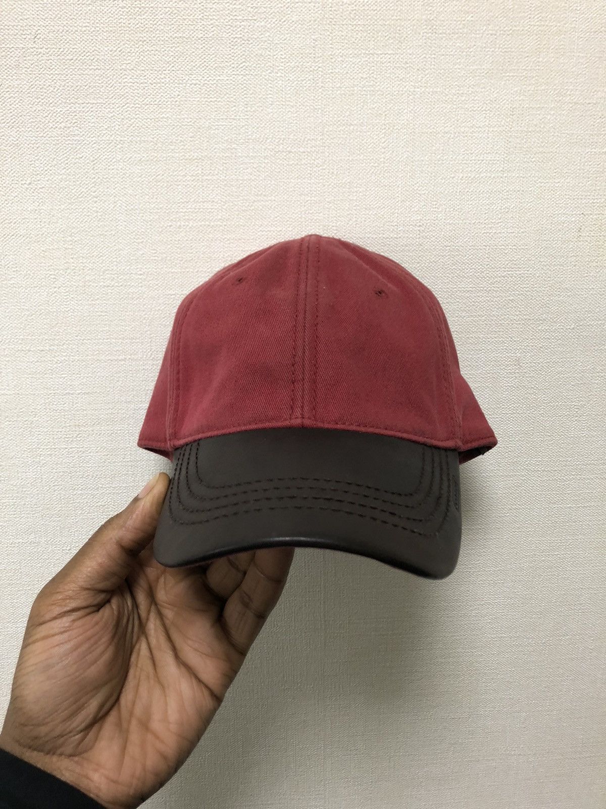 Coach leather hat online