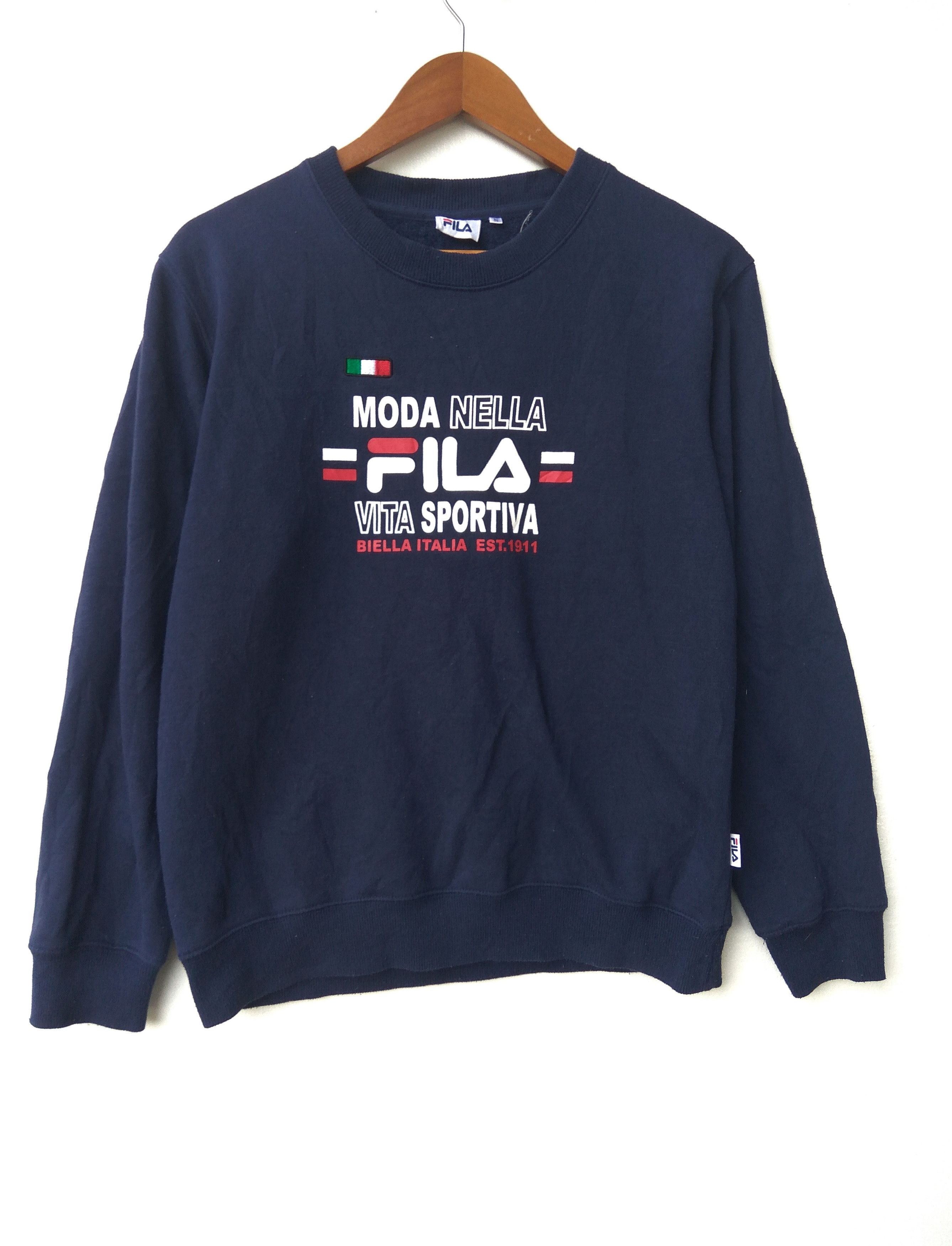 Fila Vintage Fila sweatshirt spell out Size US M / EU 48-50 / 2 - 2 Thumbnail