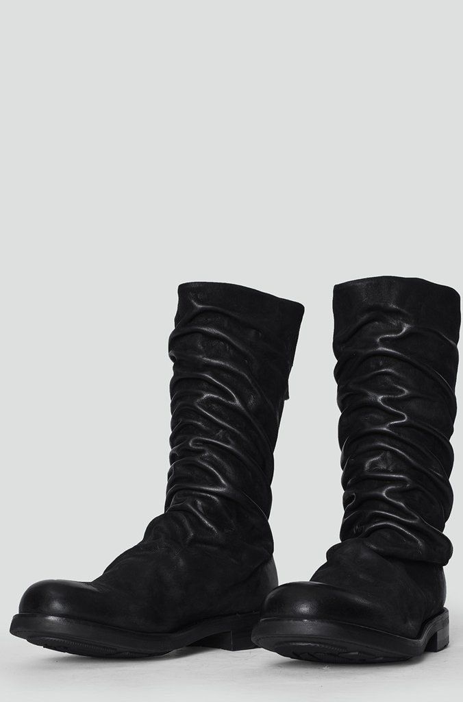 Leather boots