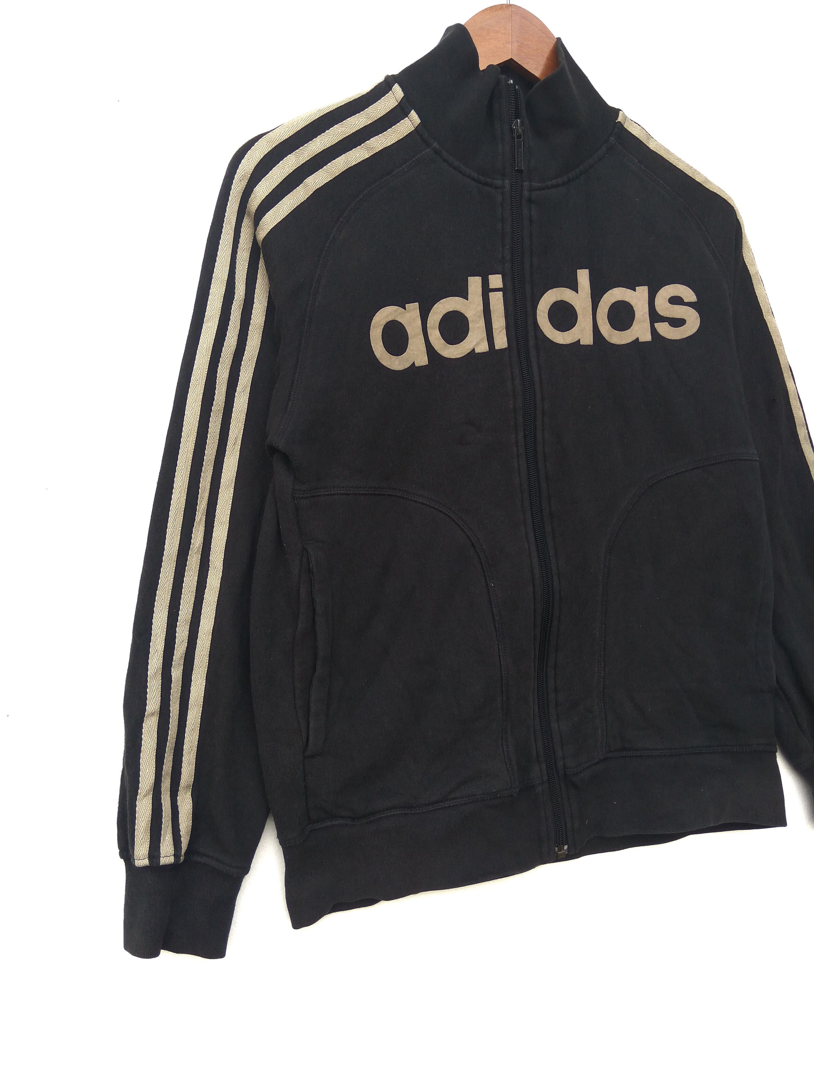 Adidas Vintage Adidas zipper sweater spell out Size US S / EU 44-46 / 1 - 2 Thumbnail