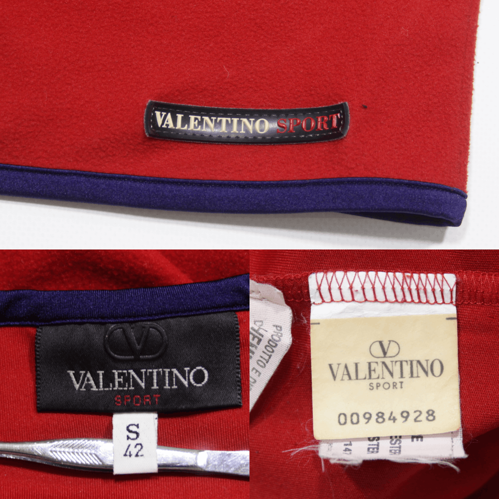Valentino Sport Logo Micro Fleece Long Sleeve Vintage Size US S / EU 44-46 / 1 - 11 Thumbnail
